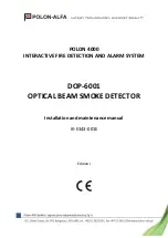 Polon-Alfa POLON 4000 DOP-6001 Installation And Maintenance Manual preview