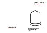 Предварительный просмотр 1 страницы pols potten Lamp bell porcelain L Instruction Manual