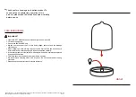 Предварительный просмотр 2 страницы pols potten Lamp bell porcelain L Instruction Manual