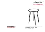 pols potten Side table marble look POL300-070-032 Instruction Manual preview