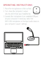 Preview for 4 page of Polsen GM3-USB Product Manual