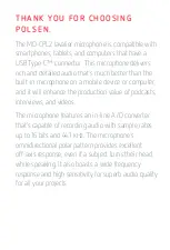 Preview for 2 page of Polsen MO-CPL2 Product Manual