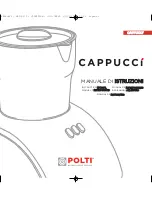 POLTI CAPPUCCI Instruction Manual предпросмотр