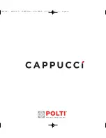 Preview for 10 page of POLTI CAPPUCCI Instruction Manual