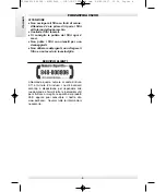 Предварительный просмотр 10 страницы POLTI Forzaspira CS200 Instructions For Use Manual