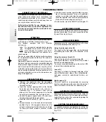 Предварительный просмотр 18 страницы POLTI Forzaspira CS200 Instructions For Use Manual