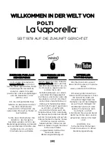 Preview for 54 page of POLTI LA VAPORELLA XB50R Instruction Manual