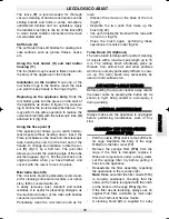 Предварительный просмотр 9 страницы POLTI LECOLOGICO AS807 Instructions For Use Manual