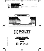 Preview for 12 page of POLTI SE110 Instruction Manual