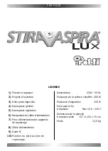 Предварительный просмотр 7 страницы POLTI STIRA e ASPIRA LUX Manual