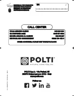 Preview for 18 page of POLTI SUPER PRO Instruction Manual