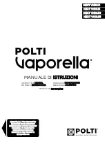 POLTI VAPORELLA NEXT VN18.10 Instruction Manual предпросмотр