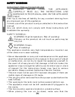 Предварительный просмотр 18 страницы POLTI Vaporella Simply VS10.10 Instruction Manual