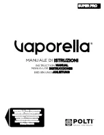 POLTI VAPORELLA SUPER PRO Instruction Manual preview