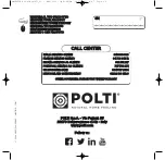 Preview for 16 page of POLTI vaporetto classic55 Instruction Manual