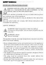 Предварительный просмотр 18 страницы POLTI Vaporetto DIFFUSION Instruction Manual