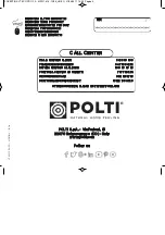 Preview for 84 page of POLTI Vaporetto Eco Pro 3.0 Instruction Manual