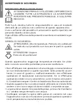 Preview for 6 page of POLTI VAPORETTO SV610 STYLE Instruction Manual