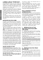 Preview for 24 page of POLTI VAPORETTO SV610 STYLE Instruction Manual