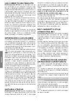 Preview for 52 page of POLTI VAPORETTO SV610 STYLE Instruction Manual