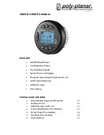 poly-planar GSMR20 Owner'S Manual preview