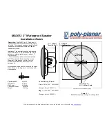 poly-planar MA-3013 Installation Manual preview