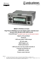 poly-planar MRD87i IPX6 Manual preview