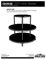 Preview for 1 page of Poly-Tex CD3550 Assembly Instruction Manual