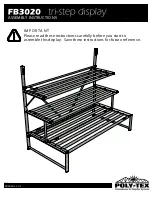 Preview for 1 page of Poly-Tex FB3020 Assembly Instructions Manual