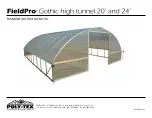 Poly-Tex FieldPro Gothic High Tunnel 20 Installation Instructions Manual preview