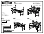 Preview for 1 page of Poly-Wood GNB48 Assembly Instructions