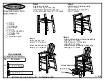 Poly-Wood SBL30 Assembly Instructions preview