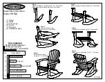 Preview for 1 page of Poly-Wood SHR22 Assembly Instructions