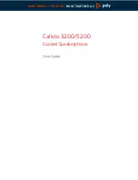 Preview for 1 page of Poly Calisto 3200 User Manual