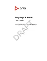 Poly Edge E Series User Manual preview