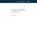 Preview for 1 page of Poly Plantronics Voyager 5200 Office User Manual