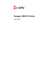 Preview for 1 page of Poly Voyager 4200 UC Series User Manual