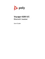 Poly Voyager 6200 UC User Manual preview