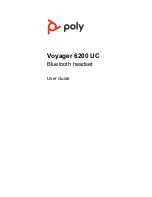 Preview for 1 page of Poly Voyager 6200 UC User Manual