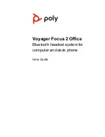 Preview for 1 page of Poly Voyager Focus 2 User Manual