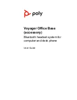 Preview for 1 page of Poly Voyager Office Base User Manual