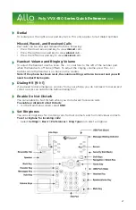 Предварительный просмотр 2 страницы Poly VVX 450 Series Quick Reference