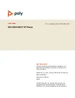 Preview for 1 page of Poly VVX D230 User Manual