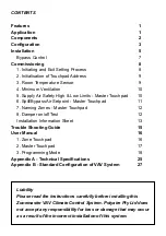 Предварительный просмотр 3 страницы Polyaire Zonemaster Variable Air Volume Technical Manual & User Manual