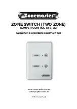 Polyaire Zonemaster Zone Switch Operation & Installation Instructions preview