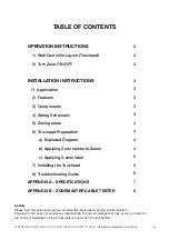 Preview for 3 page of Polyaire Zonemaster Zone Switch Operation & Installation Instructions