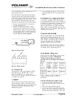 Preview for 8 page of Polyamp PU1000 Installation Manual