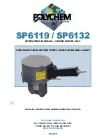 Preview for 1 page of Polychem SP6119 Operation Manual And Spare Parts List