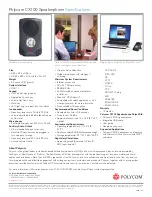 Preview for 2 page of Polycom 3726-17776-001 Datasheet