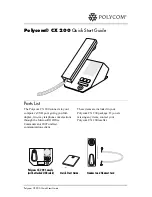 Polycom CX 200 Quick Start Manual preview